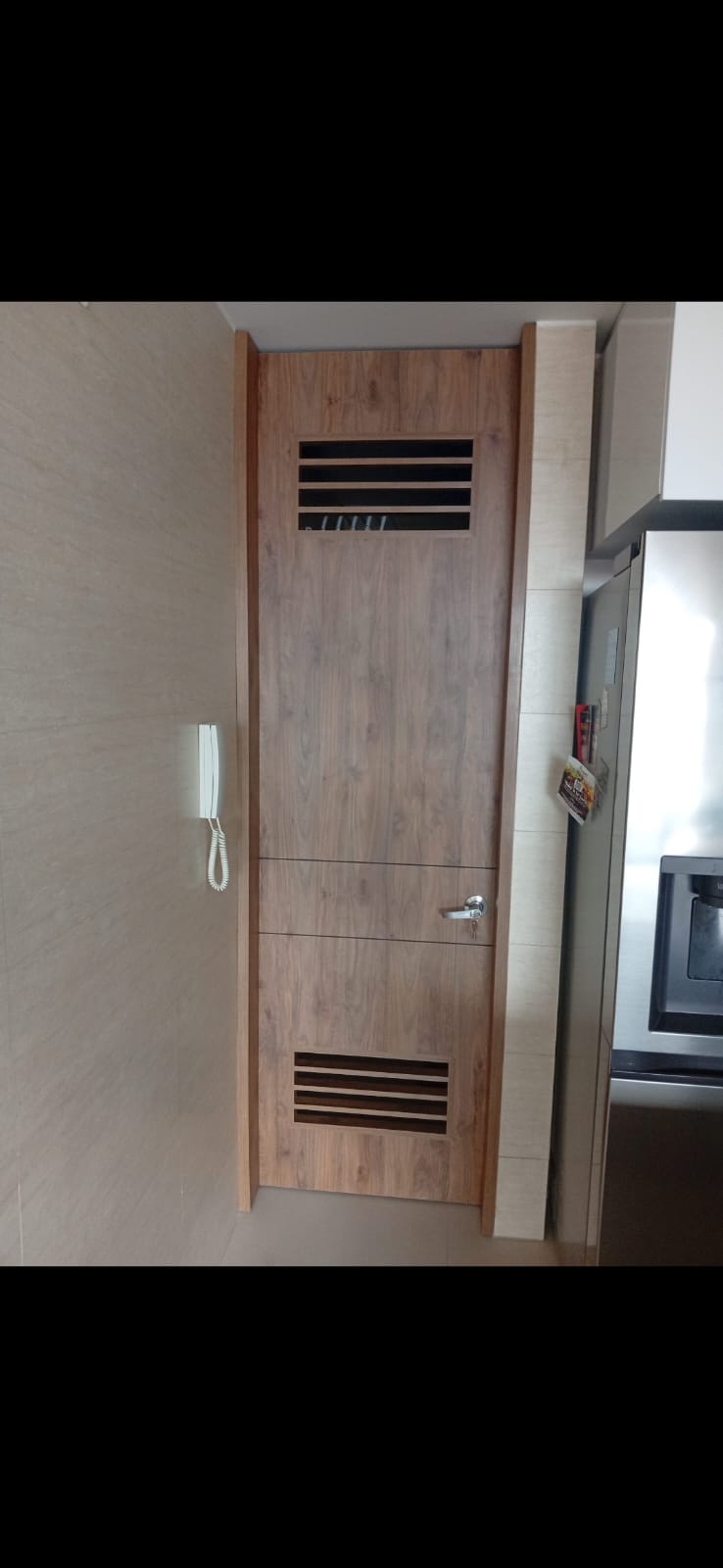 Puerta técnica entamborada